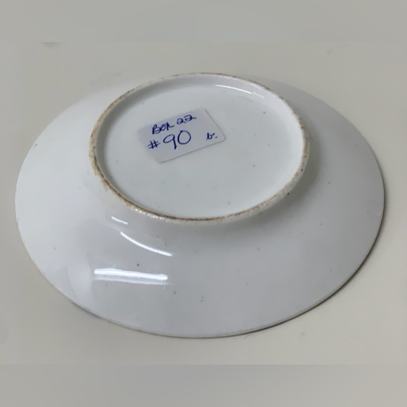 19th Century Antique Gaudy Welsh Hexagon Pattern Miniature Luster Child’s Plate - Picture 2 of 16